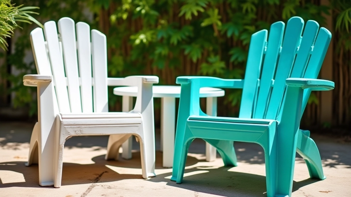 czym pomalować plastikowe meble ogrodowe