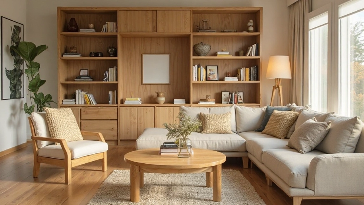 Drewniane meble do salonu