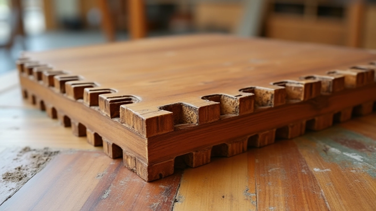 meble z paneli podłogowych