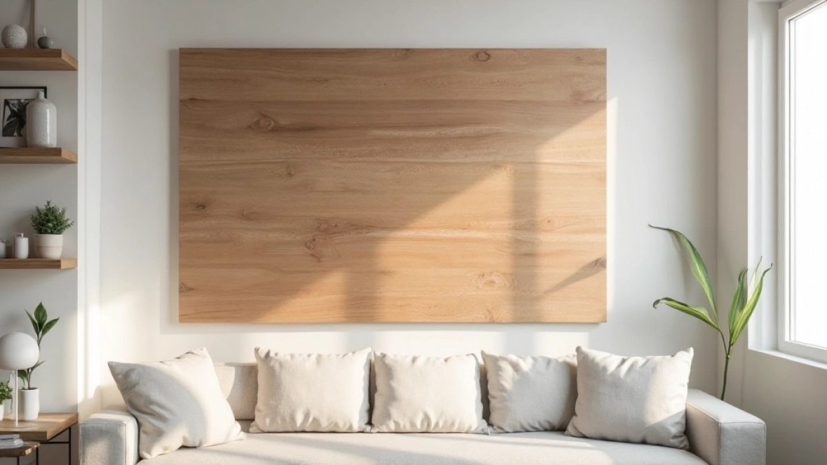 płyta meblowa na ścianie