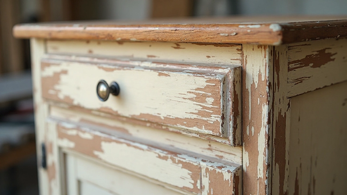 postarzanie mebli z mdf