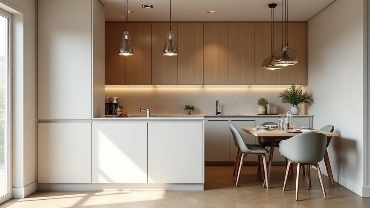 Ścianka działowa z płyty meblowej