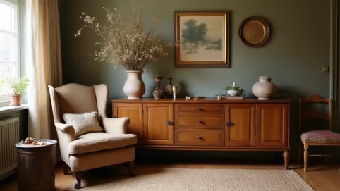 Aranżacje wnętrz ze starymi meblami
