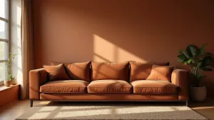 Brązowe meble jaki kolor ścian