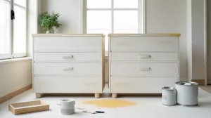 Jak pomalować lakierowane meble na biało