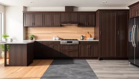 Jaka podłoga do ciemnych mebli kuchennych