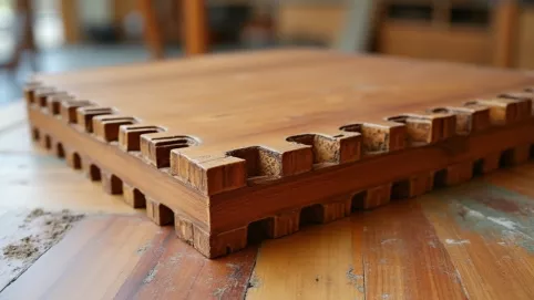 meble z paneli podłogowych