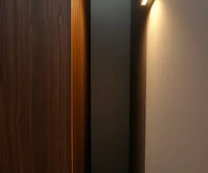 Szczelina między meblami a ścianą