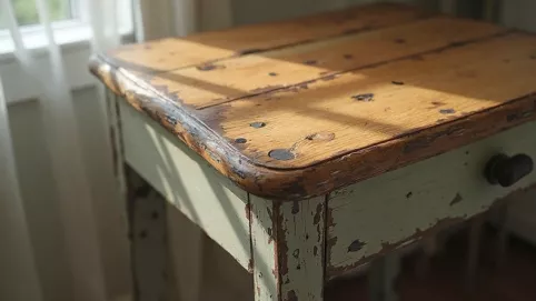 techniki postarzania mebli