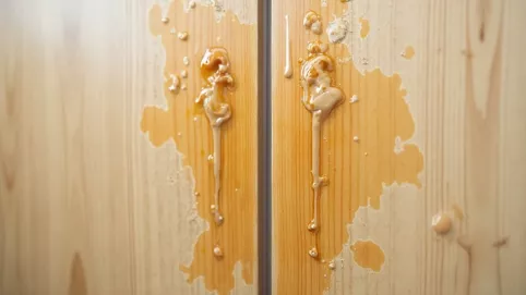 Tłuste plamy na meblach laminowanych